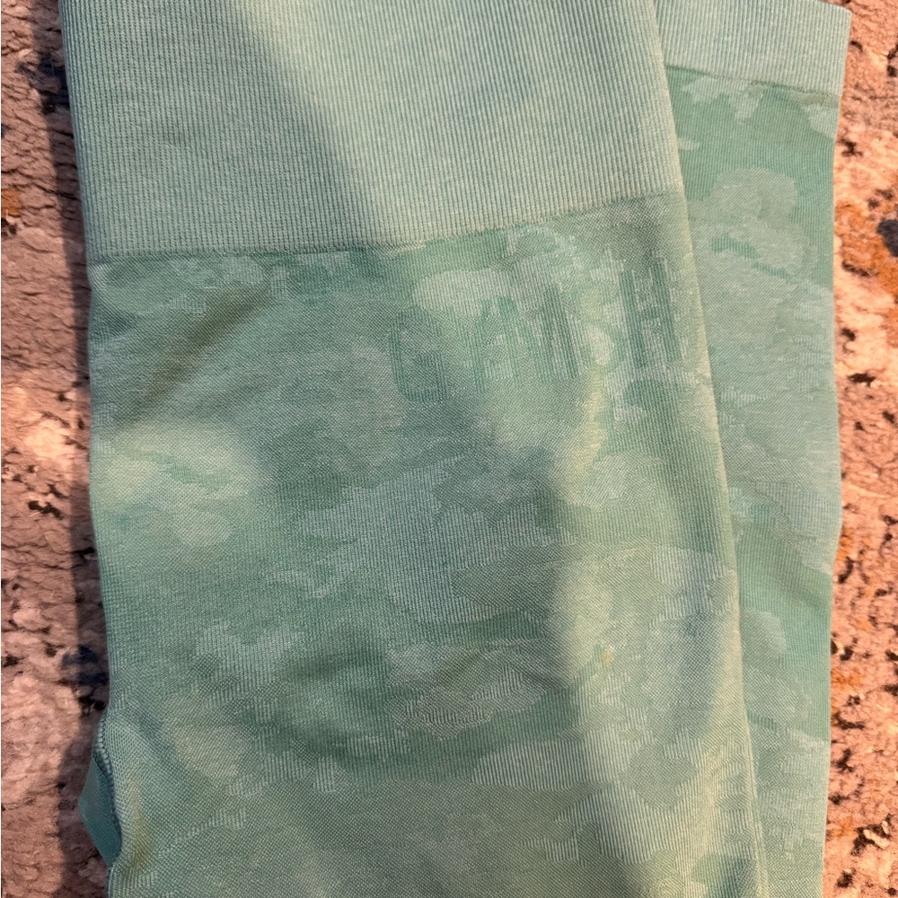 Gymshark Turqouise Adapt Camo Leggings